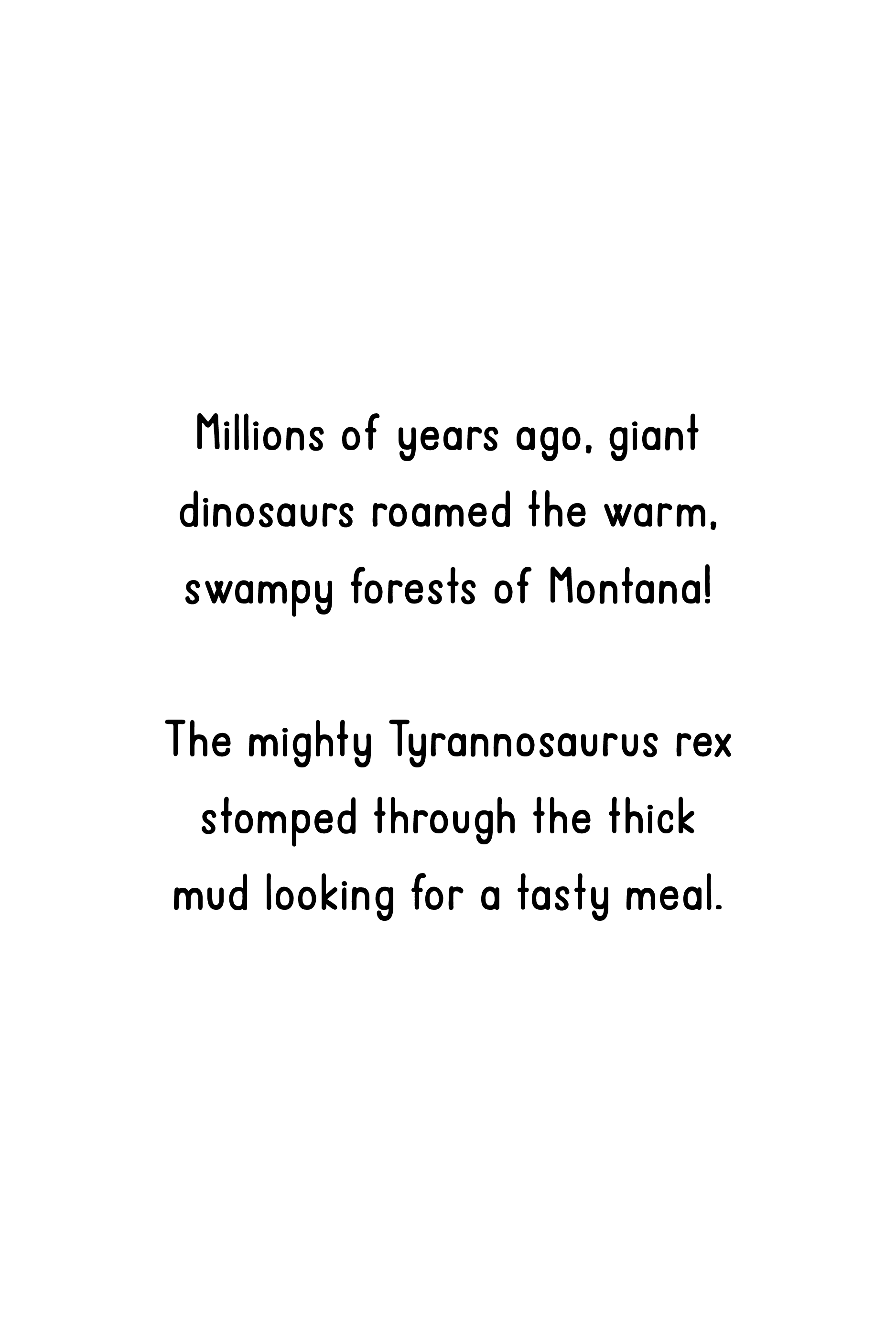 Original text page for the opening episode from The Story of Montana