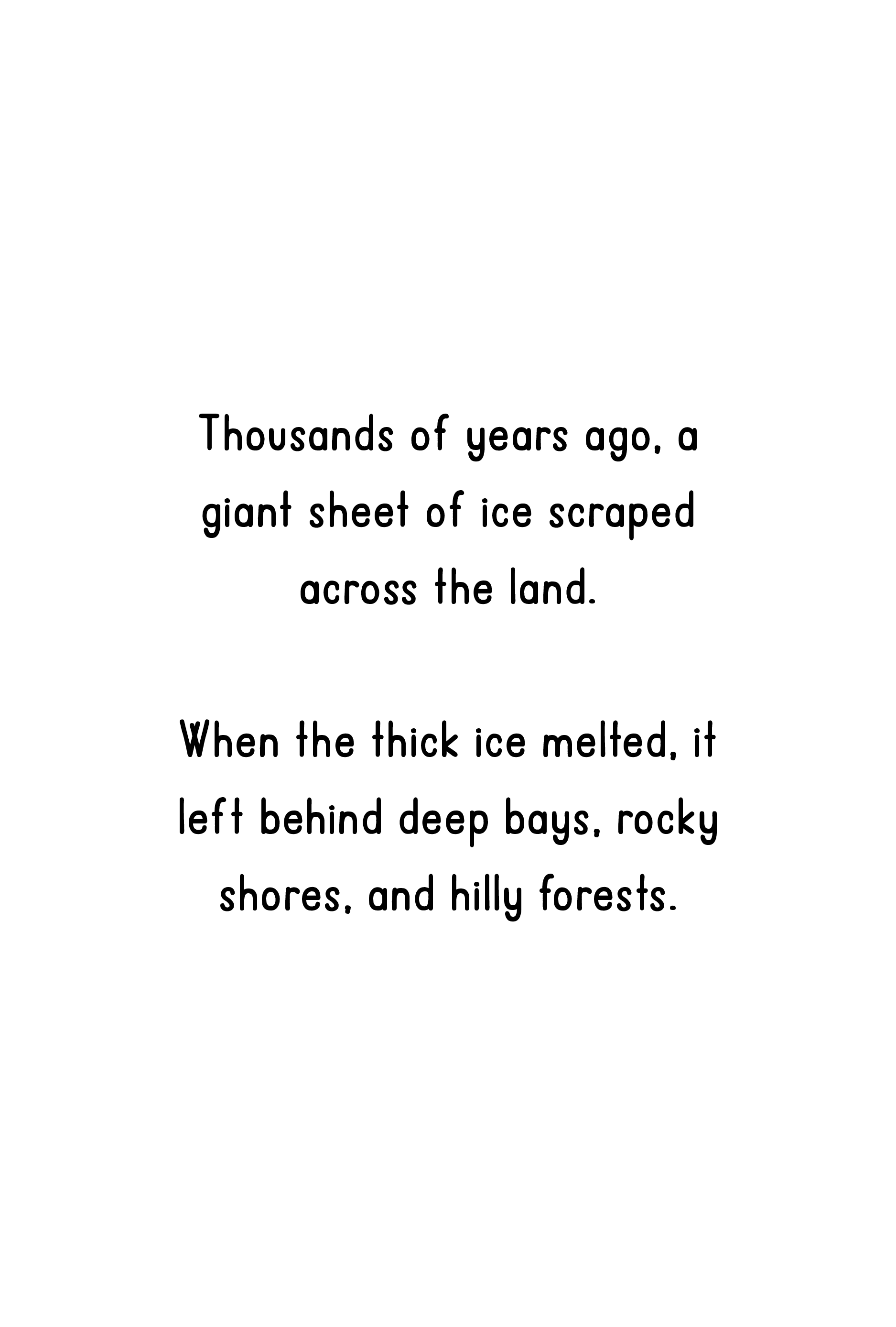 Original text page for the opening episode from The Story of Rhode Island