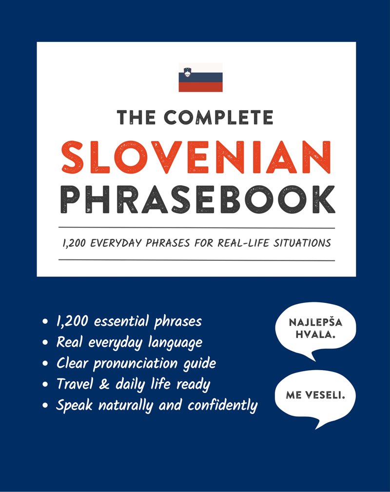 Cover of The Complete Slovenian Phrasebook